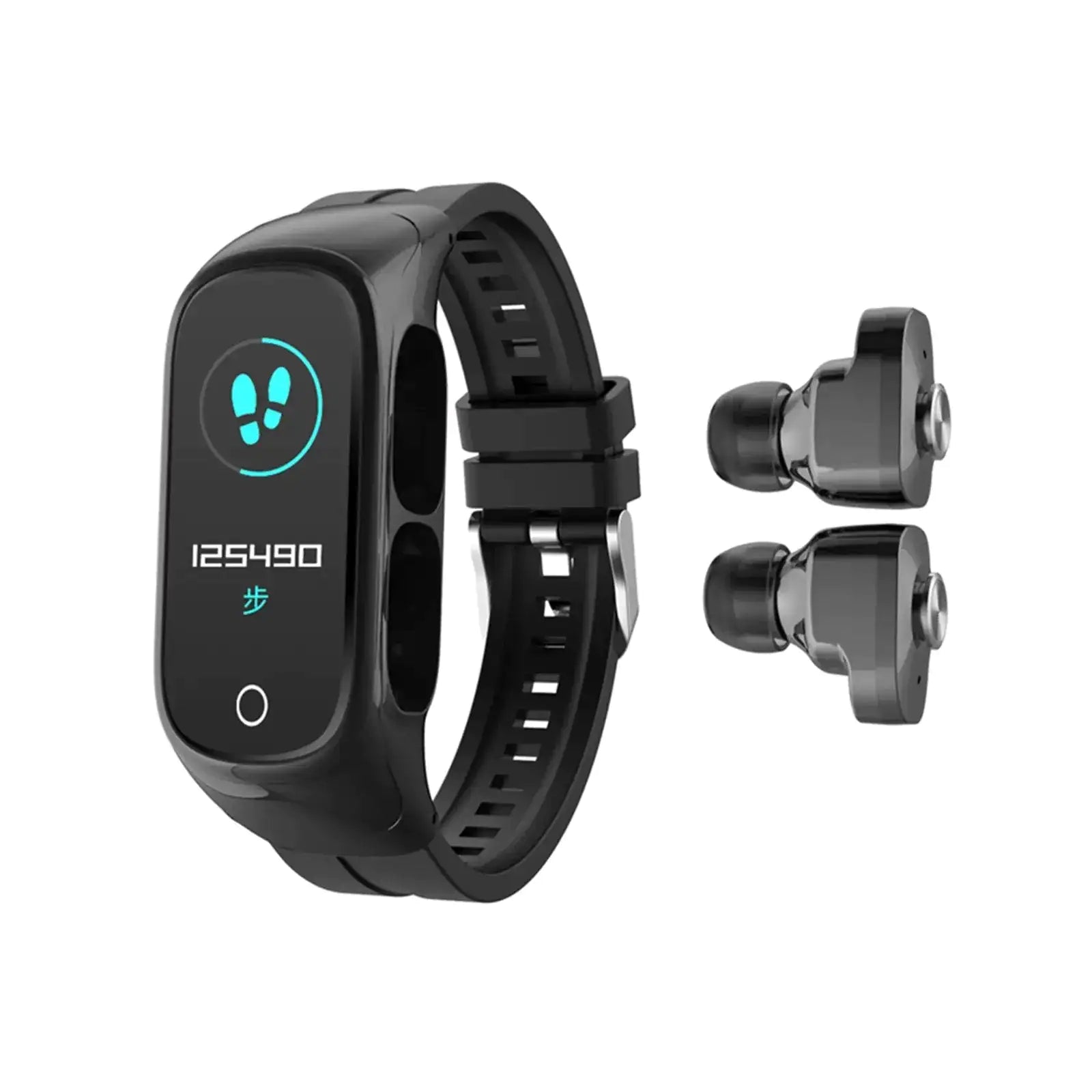2-In-1 Smart Watch & Earbuds Fitness True Wireless Combo